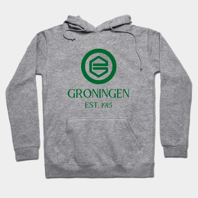 Groningen Green 2 Hoodie by VRedBaller